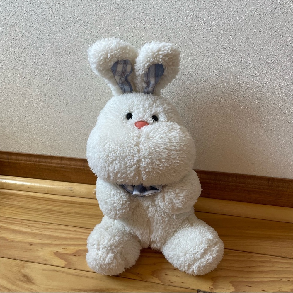 bunny plush chubby cheeks